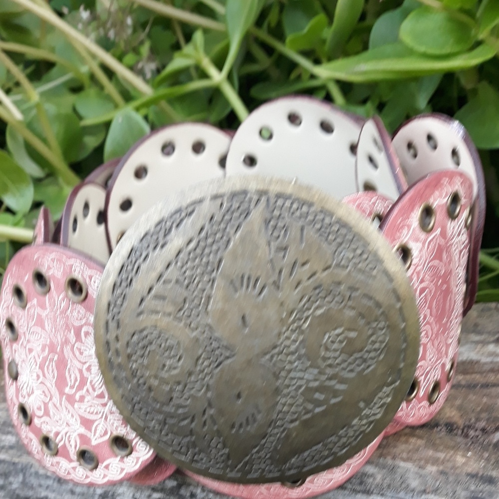 New tribal hippie girl leather india style belt